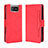 Leather Case Stands Flip Cover Holder BY3 for Asus Zenfone 7 ZS670KS Red