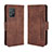 Leather Case Stands Flip Cover Holder BY3 for Asus ZenFone 8 Mini Brown