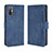 Leather Case Stands Flip Cover Holder BY3 for HTC Desire 21 Pro 5G Blue