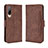 Leather Case Stands Flip Cover Holder BY3 for HTC Desire 22 Pro 5G