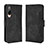 Leather Case Stands Flip Cover Holder BY3 for HTC Desire 22 Pro 5G Black