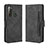 Leather Case Stands Flip Cover Holder BY3 for HTC U20 5G Black