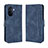 Leather Case Stands Flip Cover Holder BY3 for Huawei Enjoy 50 Blue