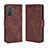 Leather Case Stands Flip Cover Holder BY3 for Huawei Honor 10X Lite Brown