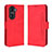 Leather Case Stands Flip Cover Holder BY3 for Huawei Honor 60 5G Red