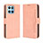 Leather Case Stands Flip Cover Holder BY3 for Huawei Honor 70 Lite 5G Pink