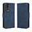 Leather Case Stands Flip Cover Holder BY3 for Huawei Honor 80 5G Blue