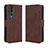 Leather Case Stands Flip Cover Holder BY3 for Huawei Honor 80 Pro 5G