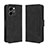 Leather Case Stands Flip Cover Holder BY3 for Huawei Honor 80 SE 5G Black