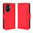 Leather Case Stands Flip Cover Holder BY3 for Huawei Honor X40i 5G Red