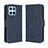 Leather Case Stands Flip Cover Holder BY3 for Huawei Honor X6 Blue