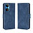 Leather Case Stands Flip Cover Holder BY3 for Huawei Honor X7 Blue