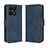 Leather Case Stands Flip Cover Holder BY3 for Huawei Honor X8a 4G Blue