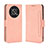 Leather Case Stands Flip Cover Holder BY3 for Huawei Honor X9 5G Pink