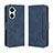 Leather Case Stands Flip Cover Holder BY3 for Huawei Nova 10 SE Blue