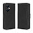 Leather Case Stands Flip Cover Holder BY3 for Huawei Nova 11i Black