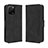 Leather Case Stands Flip Cover Holder BY3 for Huawei Nova Y61 Black