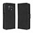 Leather Case Stands Flip Cover Holder BY3 for Huawei Nova Y91 Black