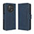 Leather Case Stands Flip Cover Holder BY3 for Huawei Nova Y91 Blue