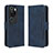 Leather Case Stands Flip Cover Holder BY3 for Huawei P60 Art Blue