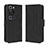 Leather Case Stands Flip Cover Holder BY3 for Huawei P60 Black