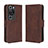 Leather Case Stands Flip Cover Holder BY3 for Huawei P60 Pro