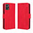 Leather Case Stands Flip Cover Holder BY3 for Motorola Moto E22 Red