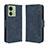 Leather Case Stands Flip Cover Holder BY3 for Motorola Moto Edge (2023) 5G Blue