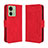 Leather Case Stands Flip Cover Holder BY3 for Motorola Moto Edge (2023) 5G Red