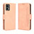 Leather Case Stands Flip Cover Holder BY3 for Motorola Moto Edge 30 Neo 5G Pink