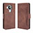 Leather Case Stands Flip Cover Holder BY3 for Nokia 7.3 Brown