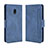 Leather Case Stands Flip Cover Holder BY3 for Nokia C01 Plus Blue