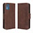 Leather Case Stands Flip Cover Holder BY3 for Nokia C02