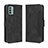 Leather Case Stands Flip Cover Holder BY3 for Nokia G22 Black