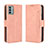 Leather Case Stands Flip Cover Holder BY3 for Nokia G22 Pink