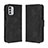 Leather Case Stands Flip Cover Holder BY3 for Nokia G60 5G Black