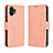 Leather Case Stands Flip Cover Holder BY3 for Nothing Phone 2 Pink