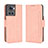 Leather Case Stands Flip Cover Holder BY3 for OnePlus 10R 5G Pink