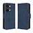 Leather Case Stands Flip Cover Holder BY3 for OnePlus Ace 2V 5G Blue