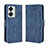 Leather Case Stands Flip Cover Holder BY3 for OnePlus Nord 2T 5G Blue