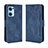 Leather Case Stands Flip Cover Holder BY3 for OnePlus Nord CE 2 5G Blue