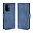 Leather Case Stands Flip Cover Holder BY3 for OnePlus Nord N200 5G Blue