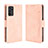 Leather Case Stands Flip Cover Holder BY3 for Oppo A16s Pink