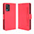 Leather Case Stands Flip Cover Holder BY3 for Oppo A54 4G Red