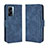 Leather Case Stands Flip Cover Holder BY3 for Oppo A57 5G Blue