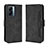 Leather Case Stands Flip Cover Holder BY3 for Oppo A77 5G Black