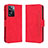 Leather Case Stands Flip Cover Holder BY3 for Oppo A77s Red