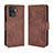 Leather Case Stands Flip Cover Holder BY3 for Oppo F19 Pro Brown