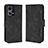 Leather Case Stands Flip Cover Holder BY3 for Oppo F21 Pro 4G Black