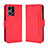 Leather Case Stands Flip Cover Holder BY3 for Oppo F21 Pro 4G Red